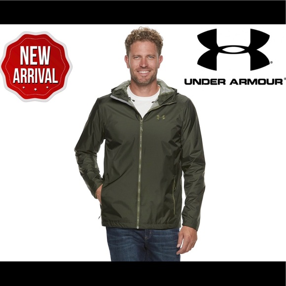 men's ua forefront rain jacket